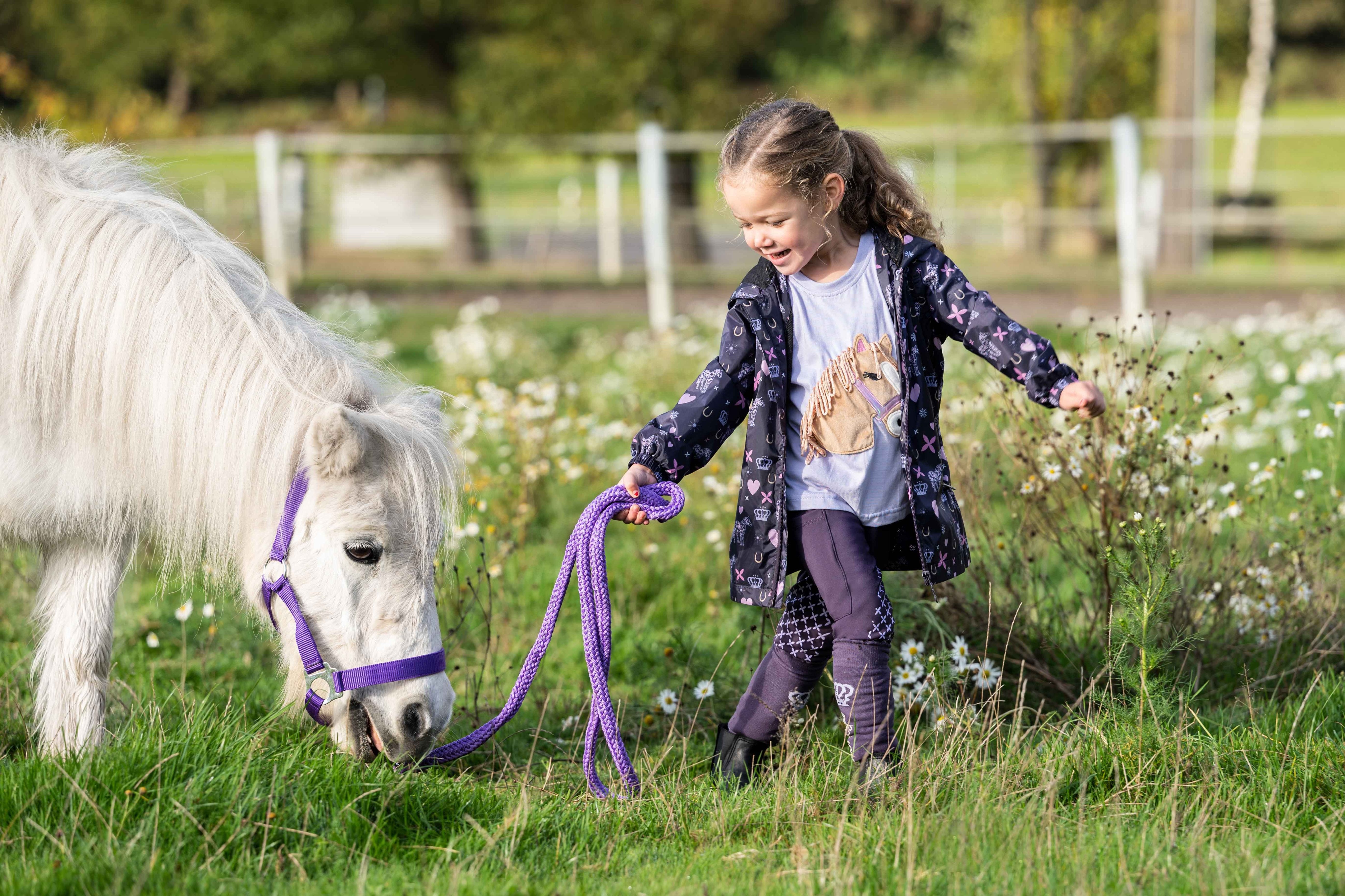 Rain jacket Lola 3300 dark lilac / EU98-104/age 2-4