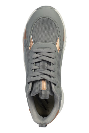 Sneaker -Rosegold Glamour- Style 9500 grey / 42