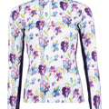 Functional shirt Lilac Flower 1201 white/purple / L