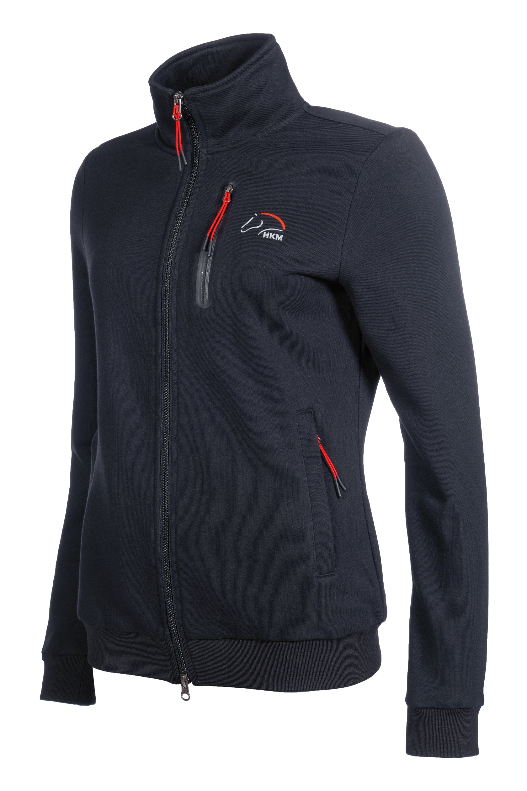 Sweat jacket Team HKM Ladies 9100 black / L