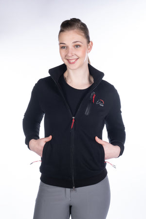 Sweat jacket Team HKM Ladies 9100 black / L