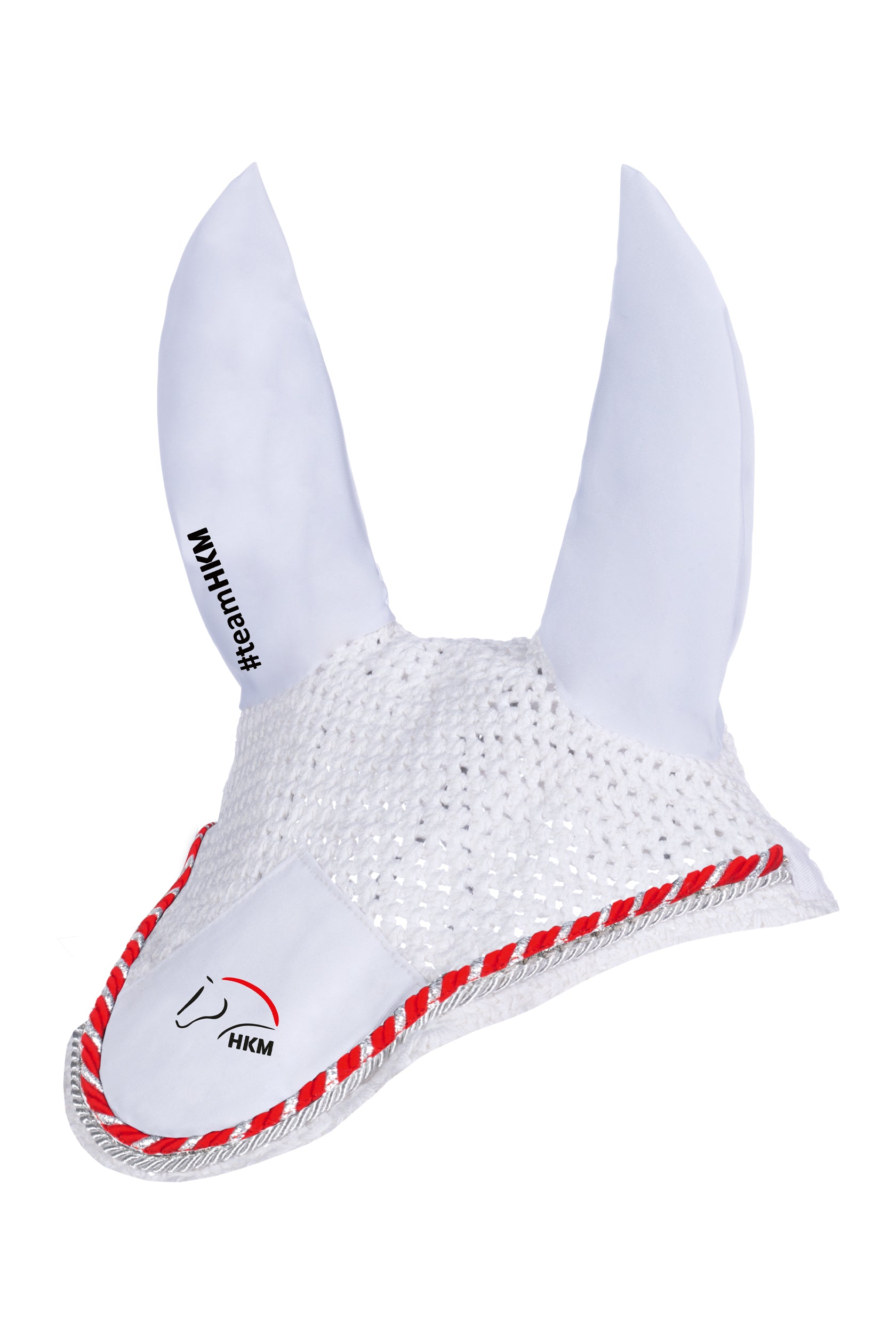 Ear bonnet Team HKM 1200 white / Pony