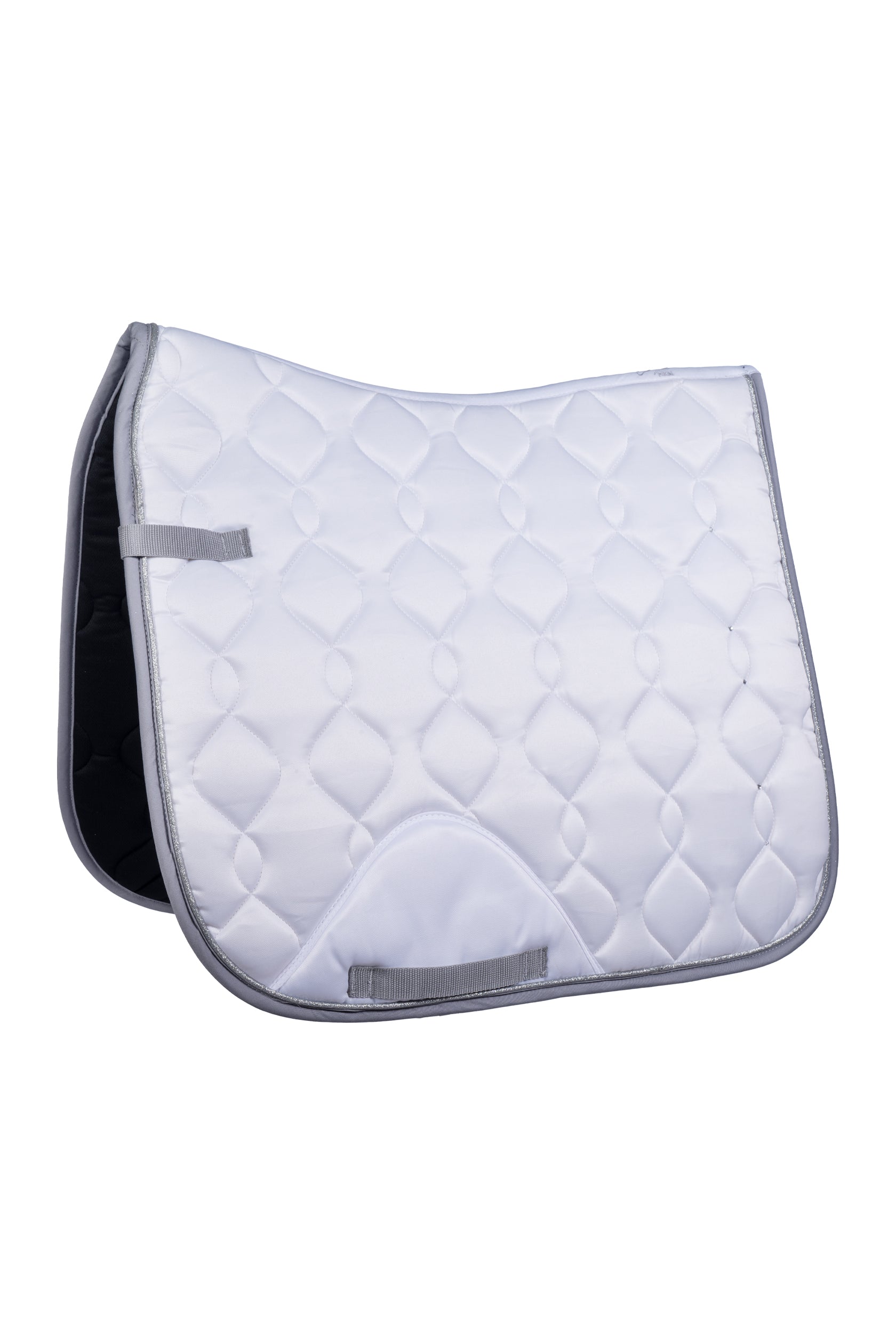 Saddle cloth -Dressage Competition- 1271 white/silver / Pony dressage