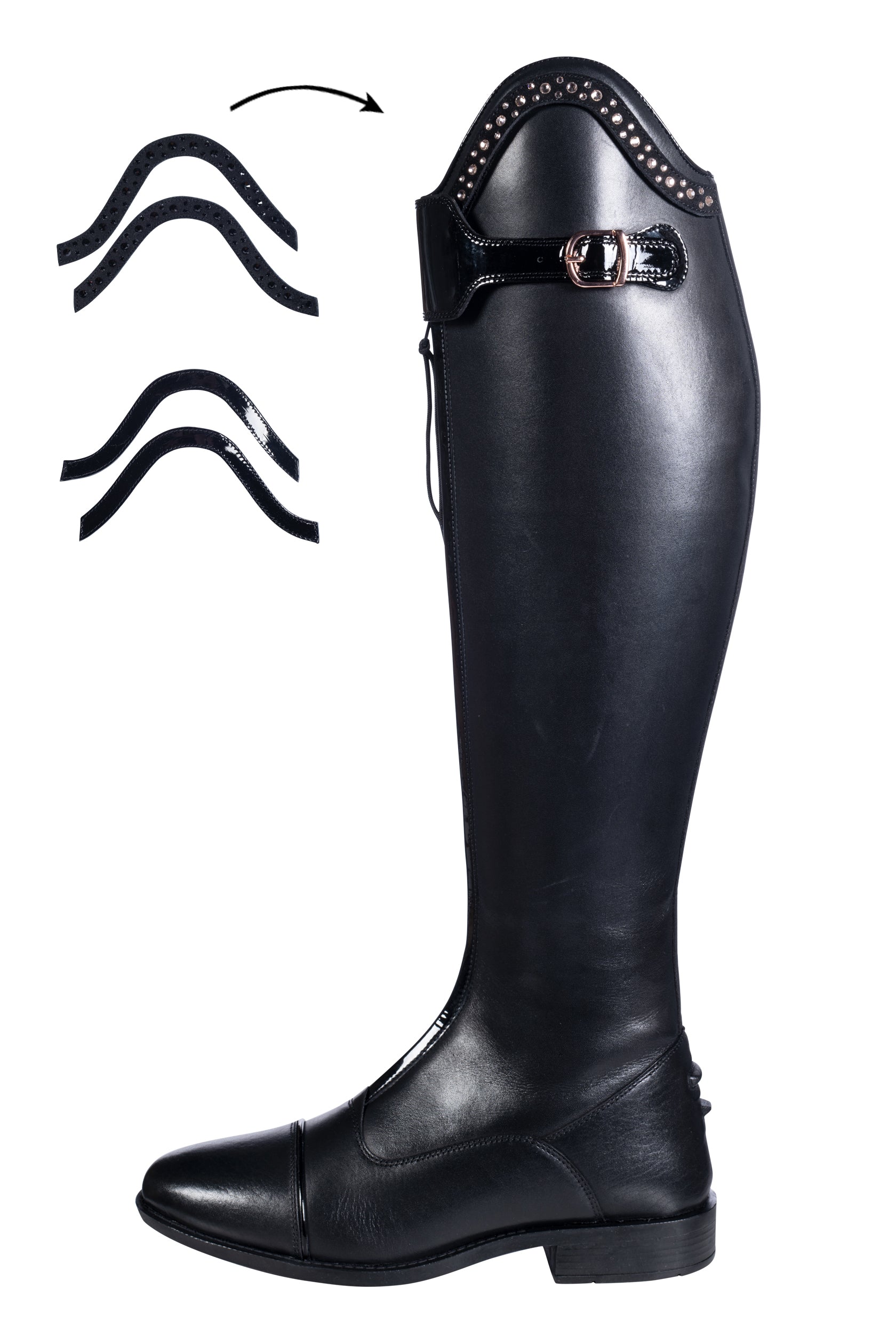Riding boots -Trinity- standard length/width 9100 black / 44