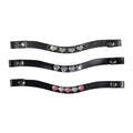 Browbands Hobby Horsing set of 3 3871 rose/silver / pcs.