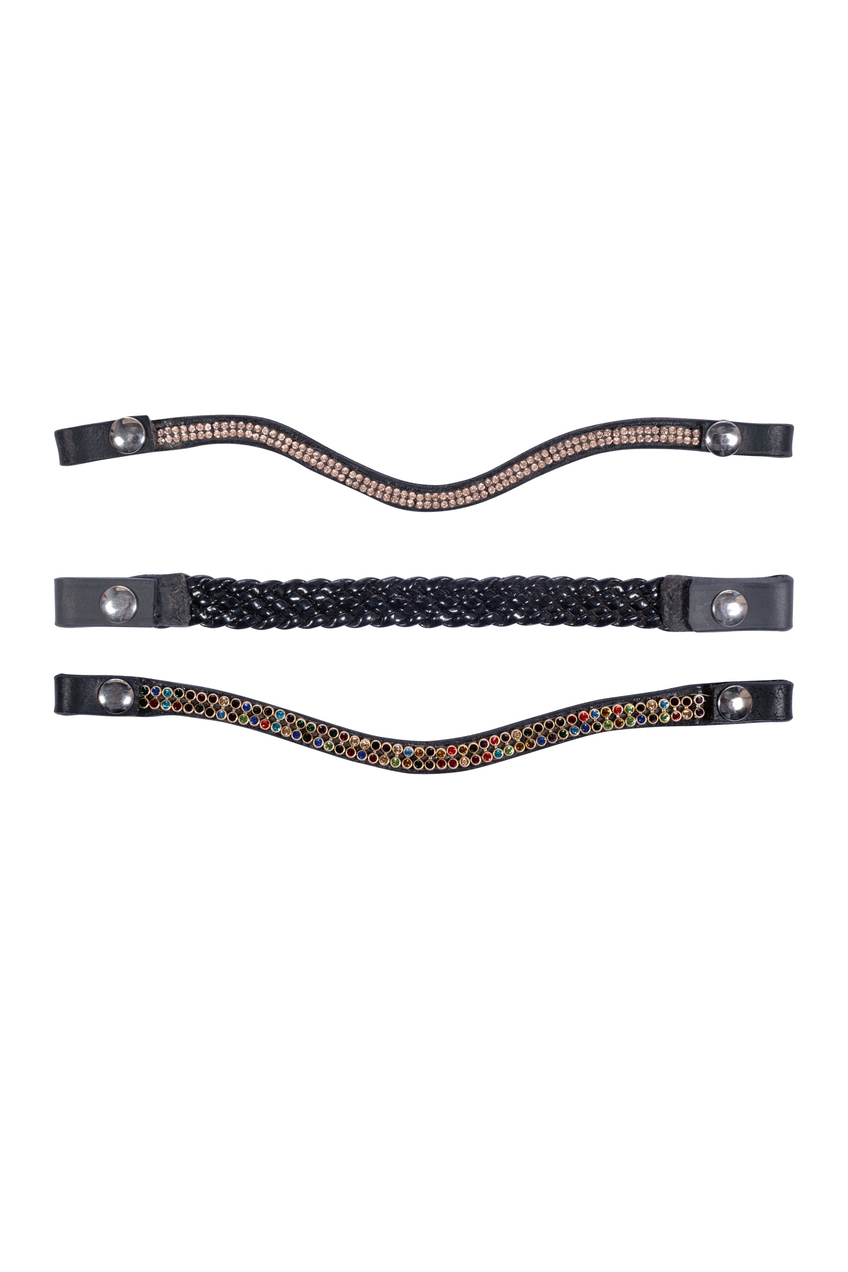 Browbands -Hobby Horsing- set of 3 8398 varicoloured / pcs.