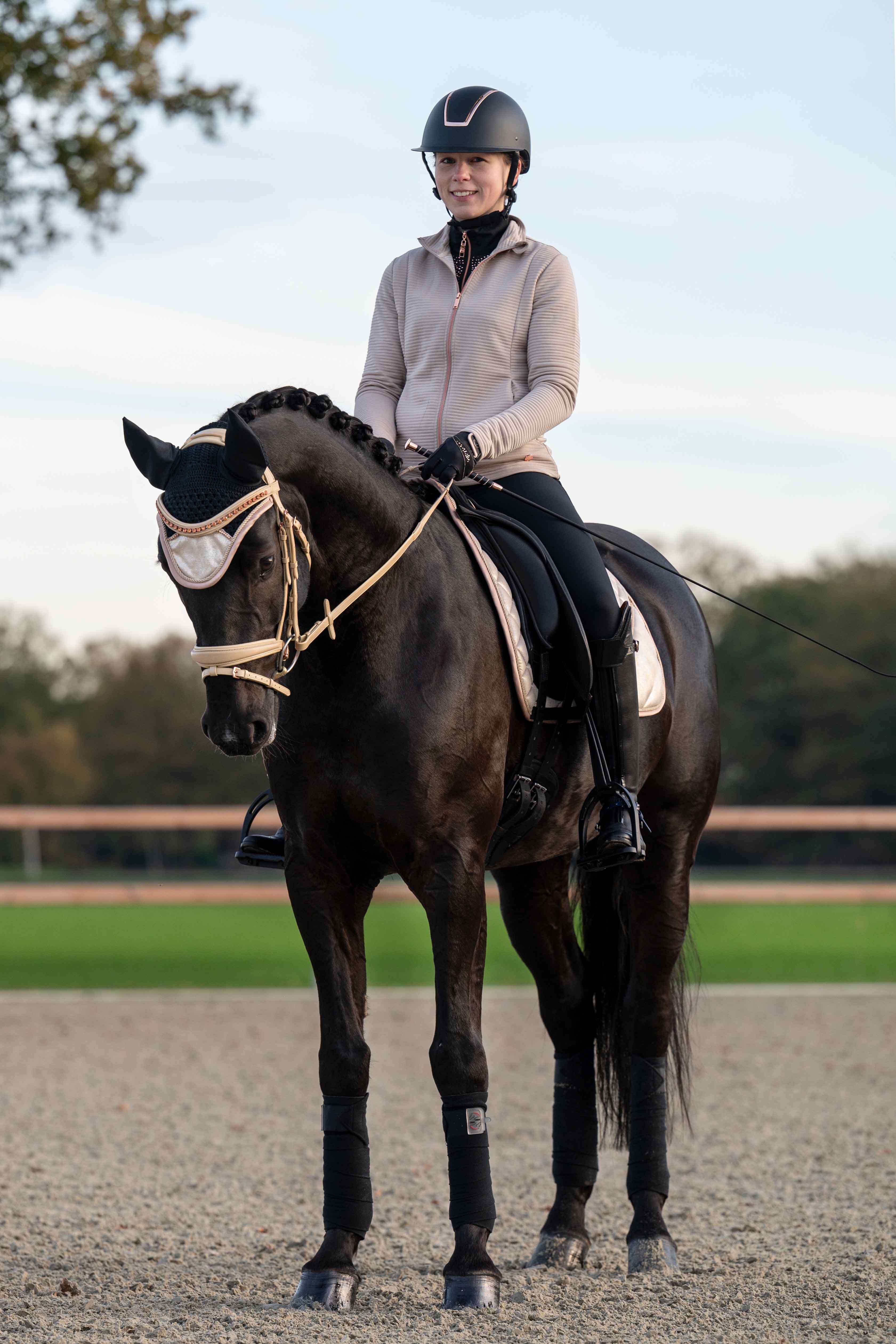 Sweat jacket -Yvonne- 2500 beige / XXL