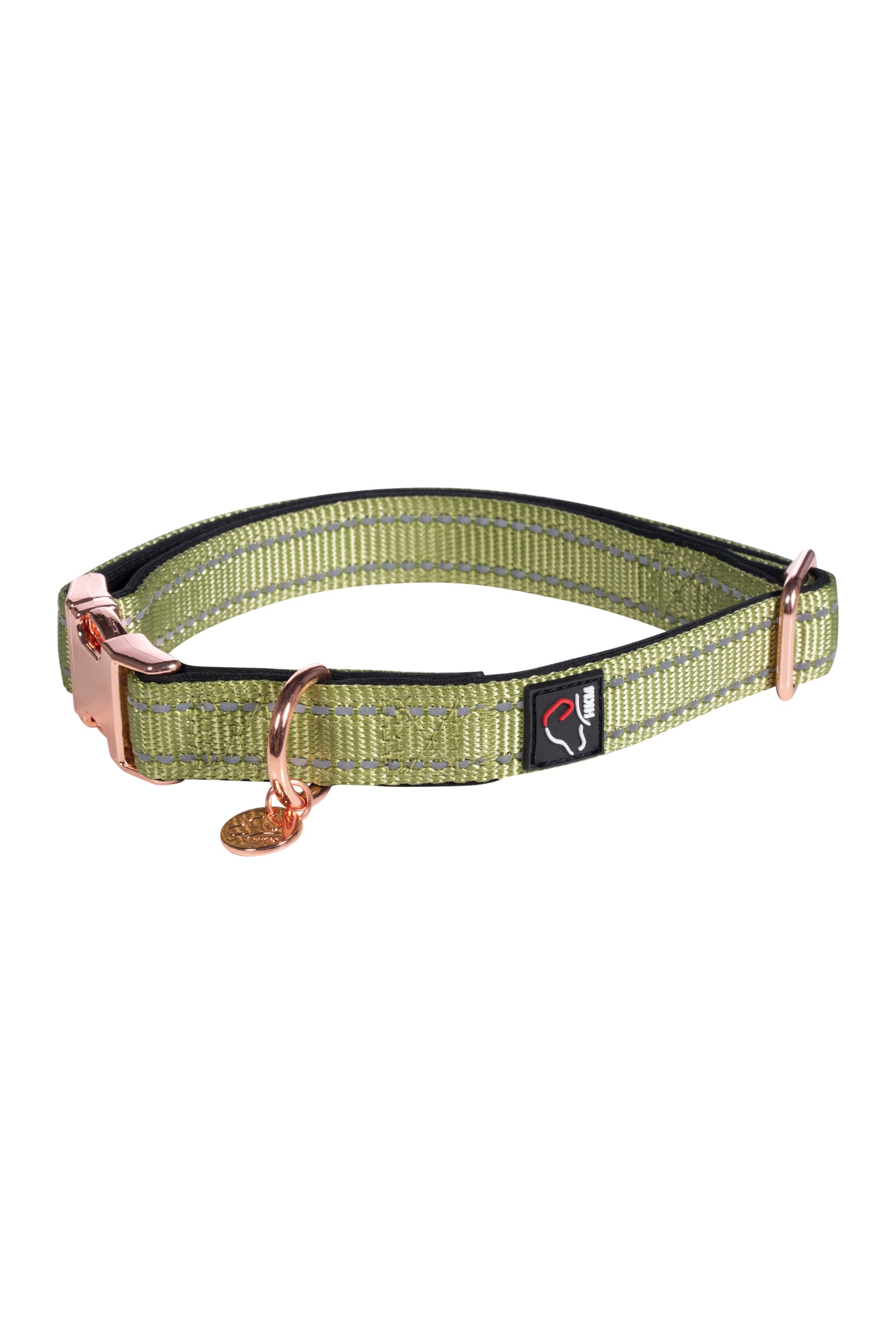 Dog collar -Ida- nylon 5100 pistachio / M/L