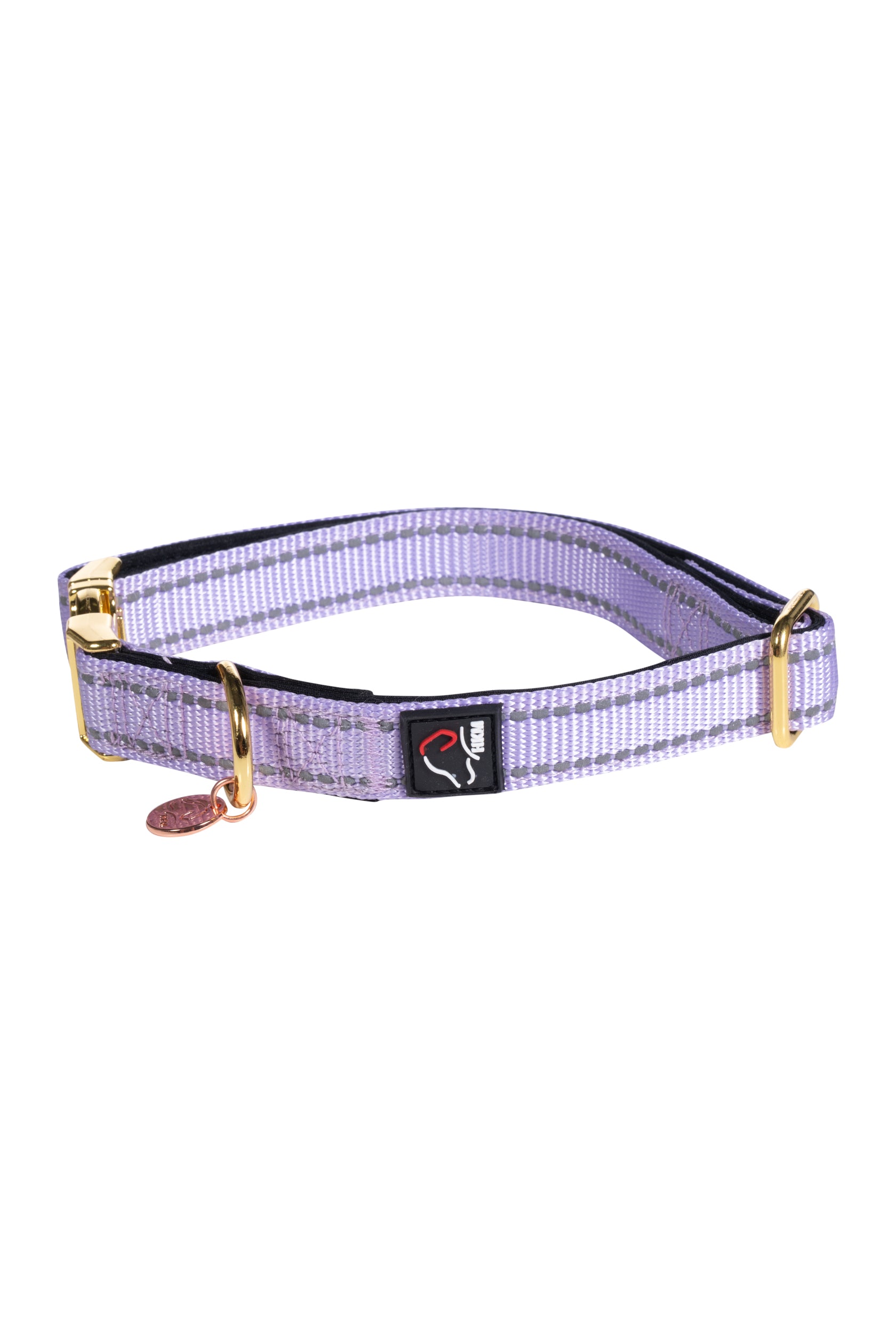 Dog collar -Ida- nylon 8156 lavender / M/L