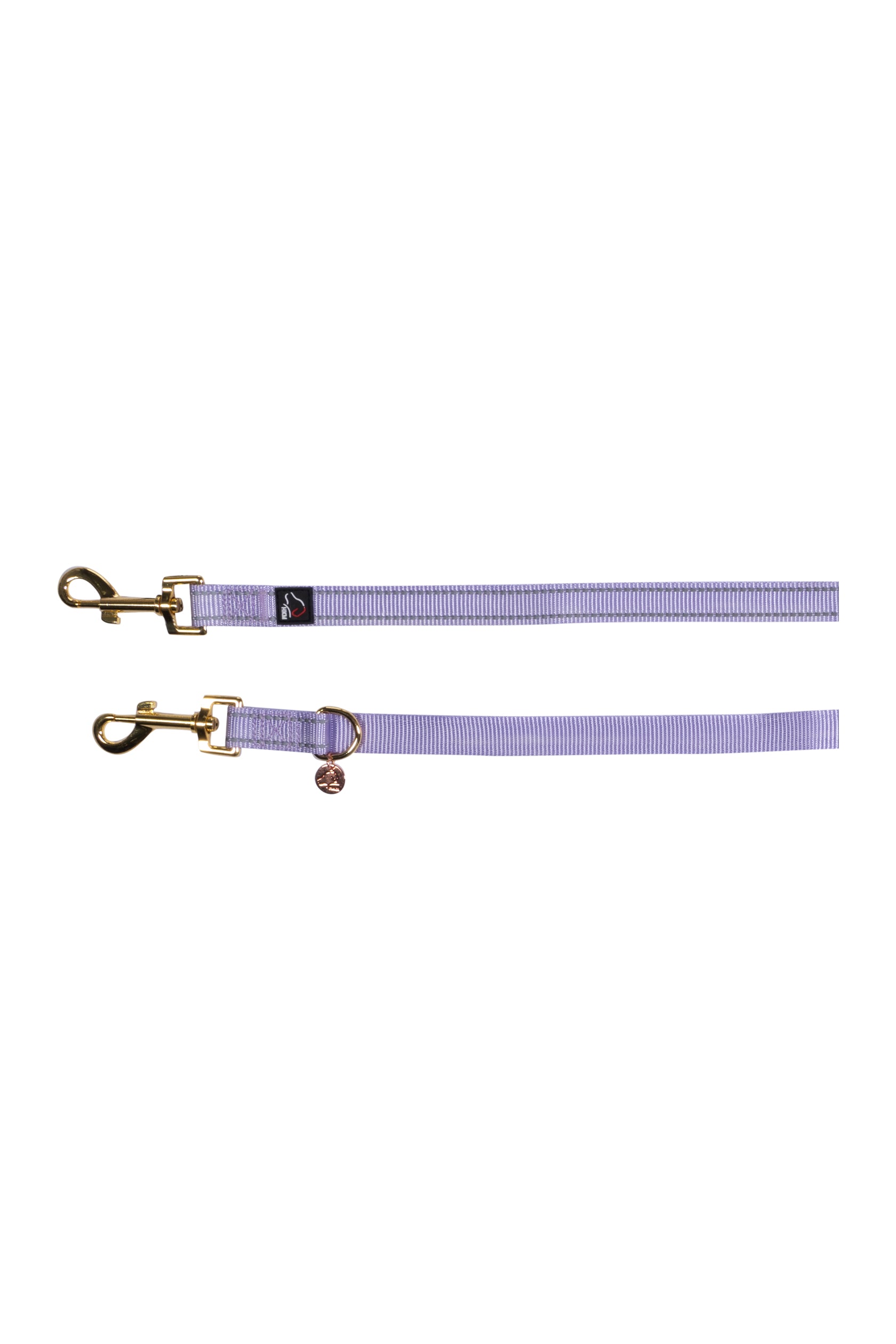 Dogs trainings leash -Qooper- nylon 8156 lavender / L