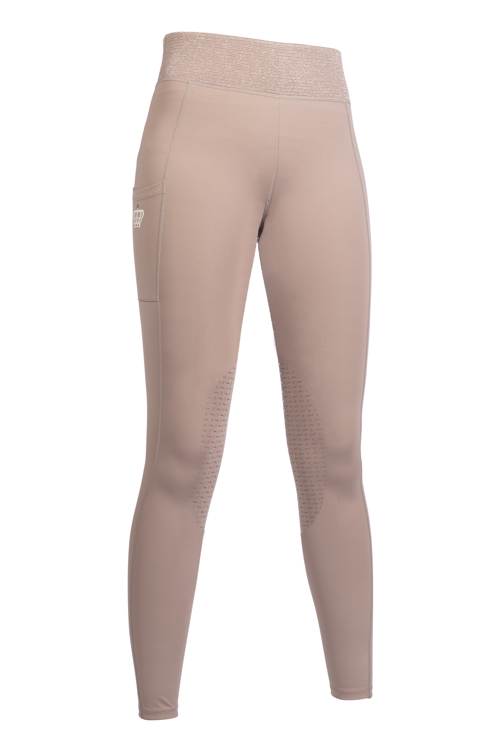 Riding leggings Lavender Bay silicone knee patch 2900 taupe / EU32/34/UK22/24/US20/22