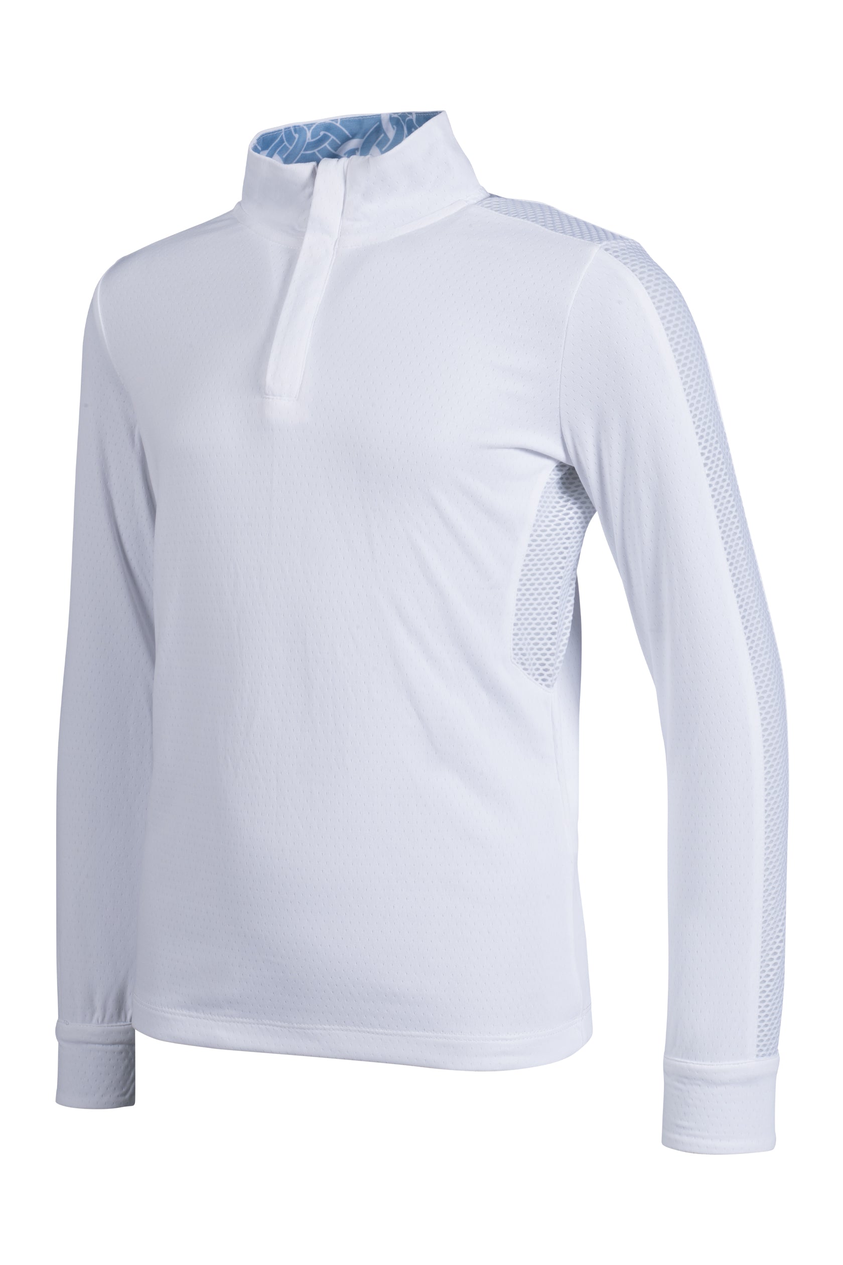 Shirt Hunter Kids long sleeve 1200 white / EU128/age 6-7