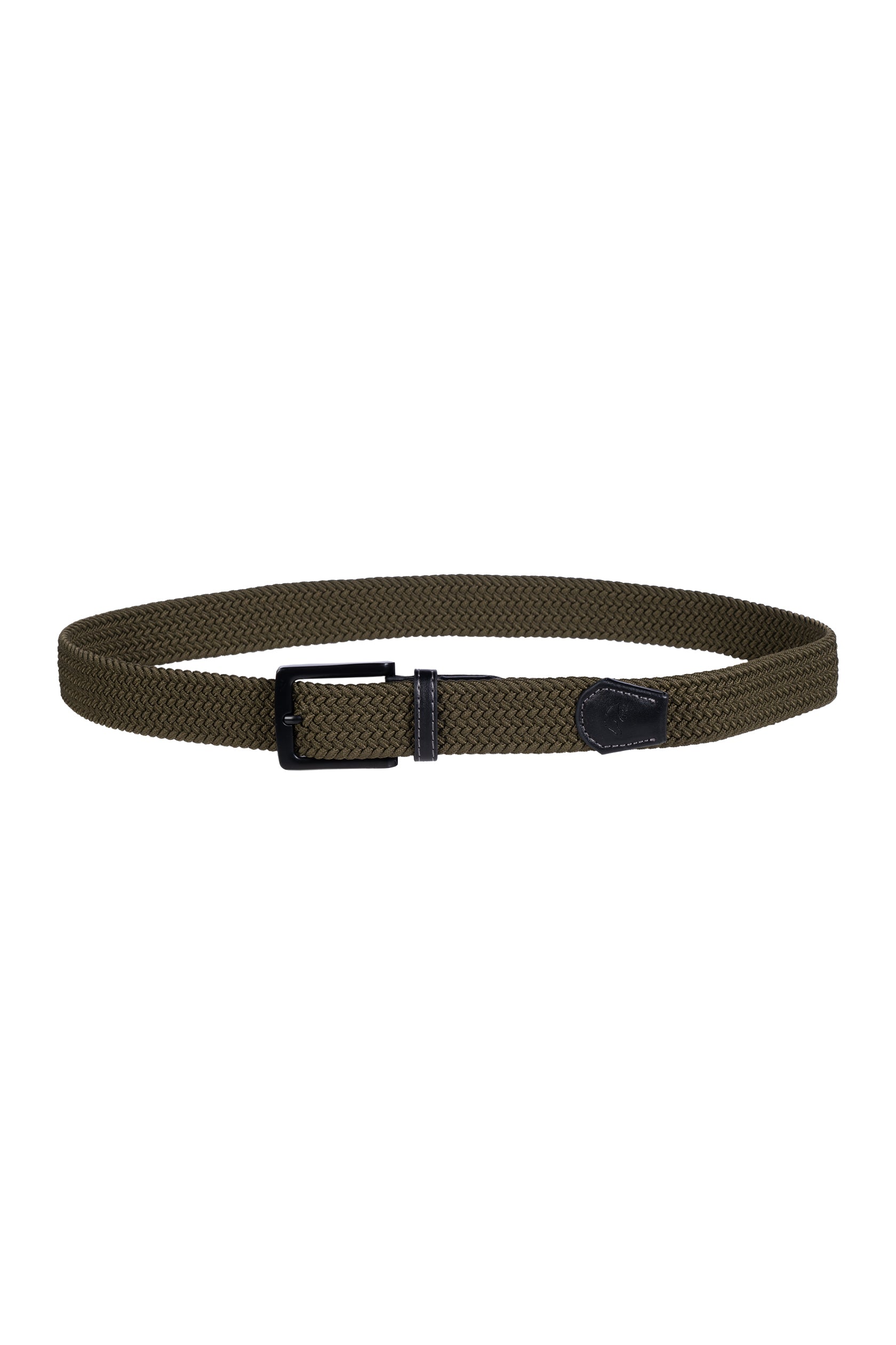 Men's elastic belt Liam 5700 olive green / EU100/UK4'6/US 54