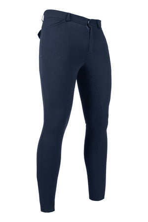 Men's riding breeches -James- sil. full seat 6900 deep blue / EU56/UK40/US40