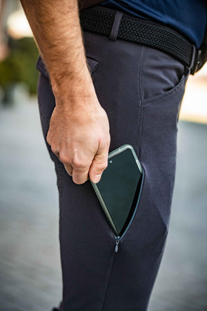 Men's riding breeches -James- sil. full seat 6900 deep blue / EU56/UK40/US40