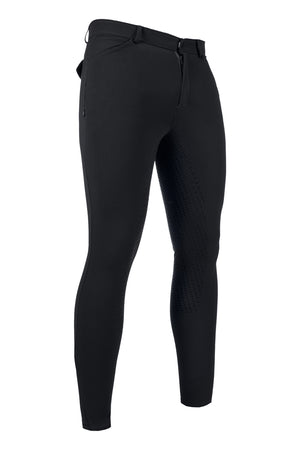 Men's riding breeches -James- sil. full seat 9100 black / EU56/UK40/US40