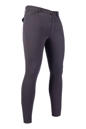 Men's riding breeches -James- sil. full seat 9500 grey / EU56/UK40/US40