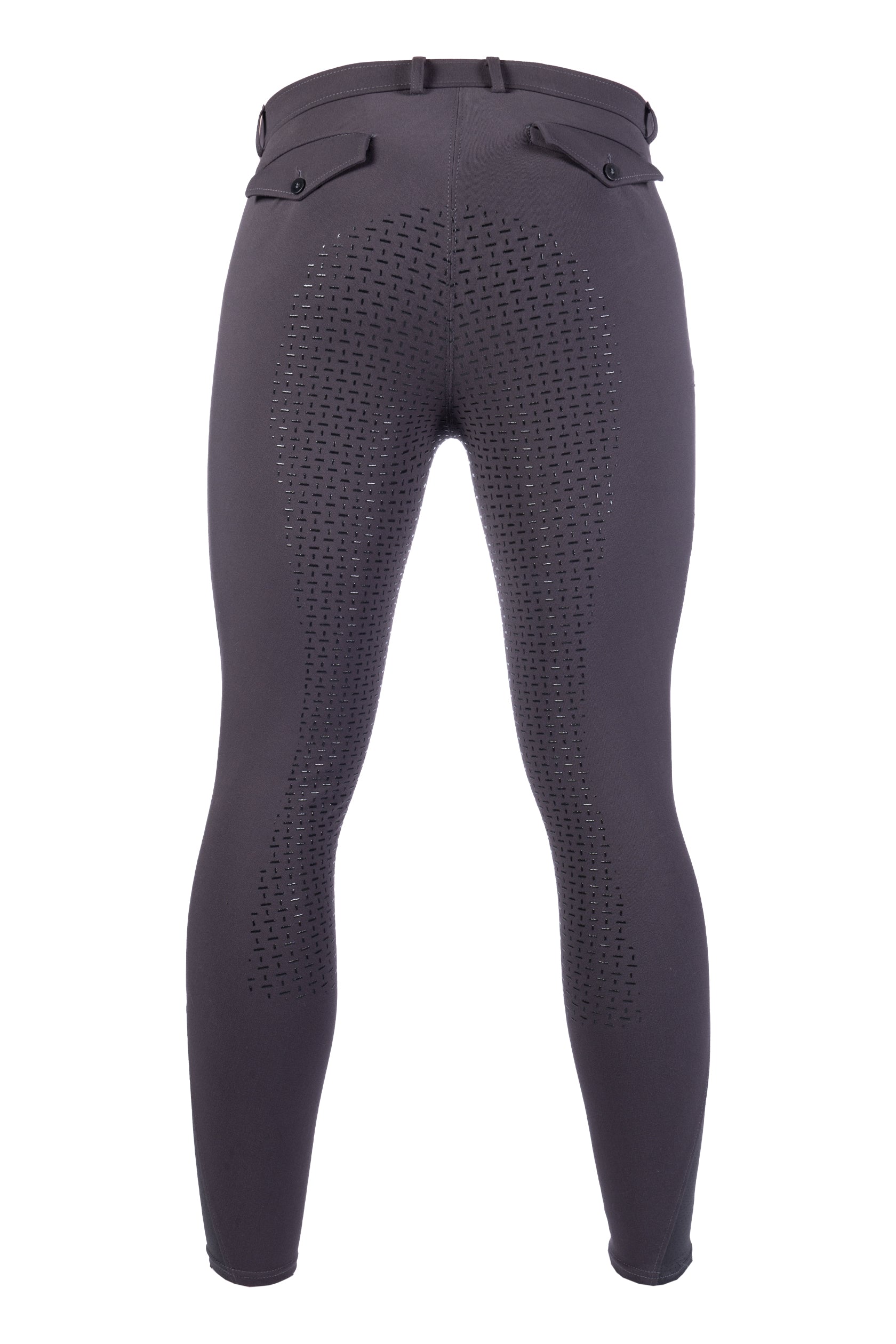 Men's riding breeches -James- sil. full seat 9500 grey / EU56/UK40/US40