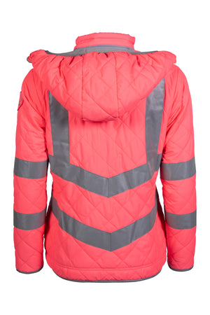 Ladies jacket -Reflective- 8045 neon pink / XXL