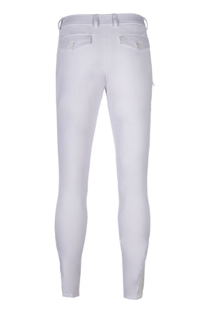 Men's riding breeches James sil.knee patch 1200 white / EU44/UK30/US30