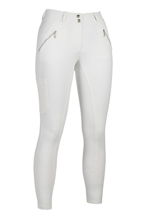Riding breeches Lia High Waist sil. full seat 1200 white / EU34/UK24/US22