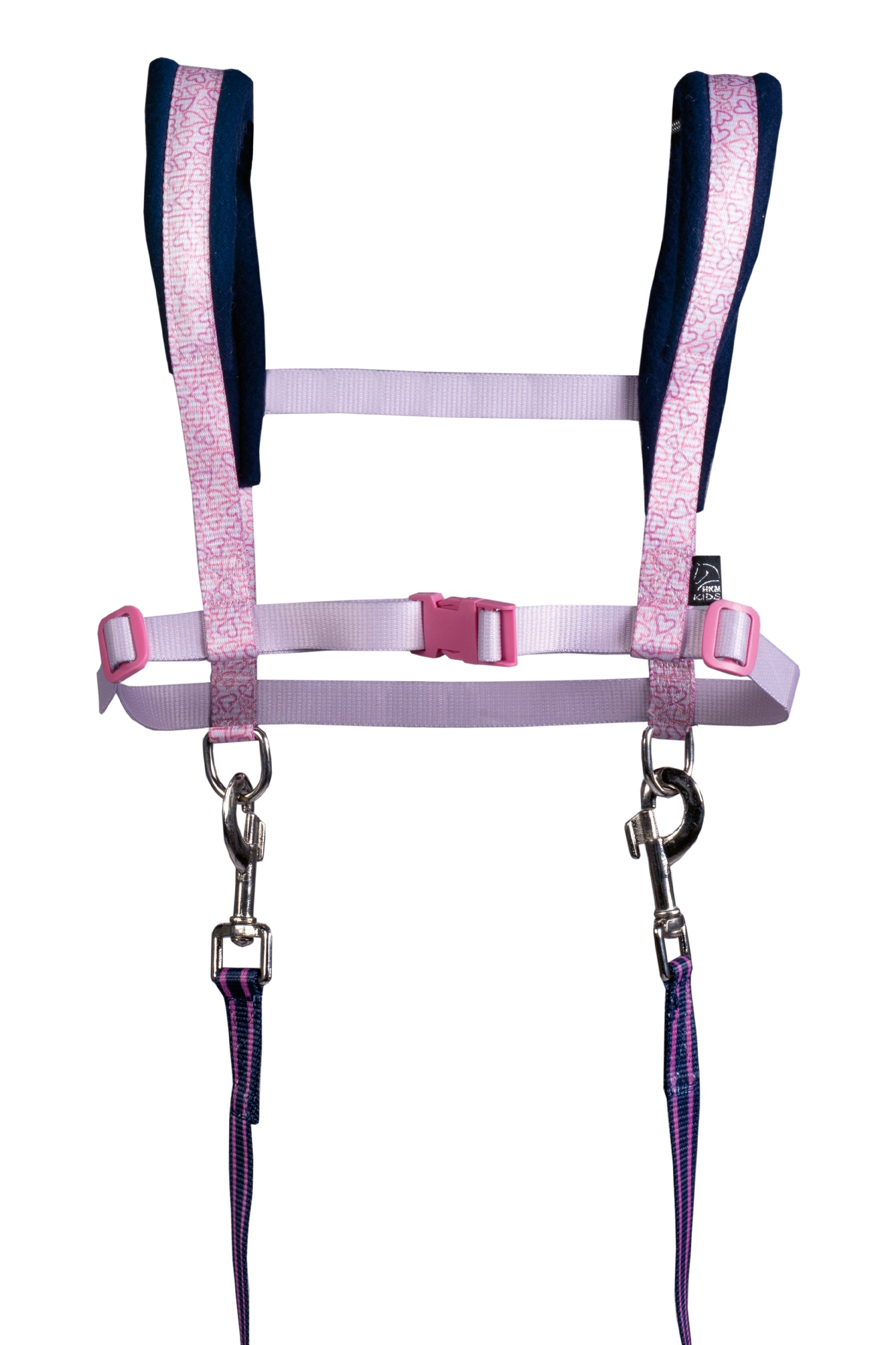 Harness Funny Horses Hearts 3869 rose/dark blue / pcs.