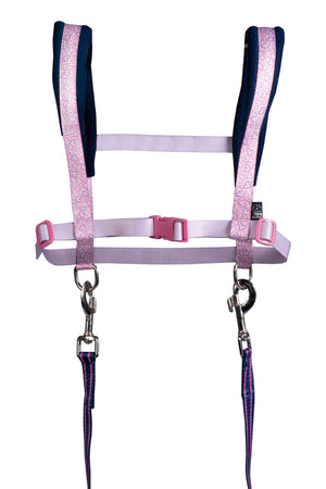 Harness Funny Horses Hearts 3869 rose/dark blue / pcs.