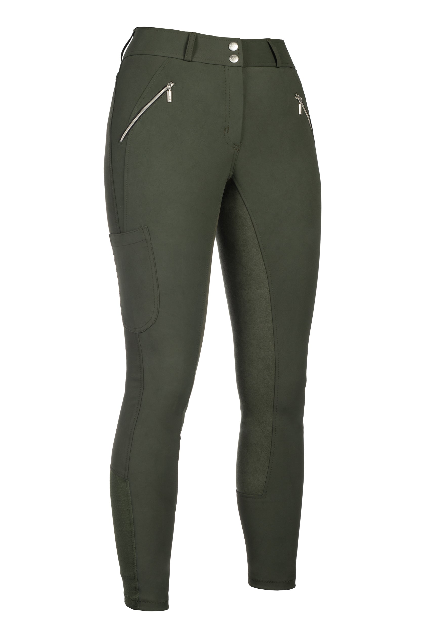 Riding breeches -Lia High Waist- Alos full seat 5700 olive green / EU32/UK22/US20