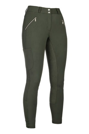 Riding breeches -Lia High Waist- Alos full seat 5700 olive green / EU32/UK22/US20