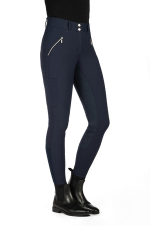 Riding breeches -Lia High Waist- Alos full seat 6900 deep blue / EU32/UK22/US20