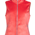 Plush vest Leana 3020 rust coloured / L