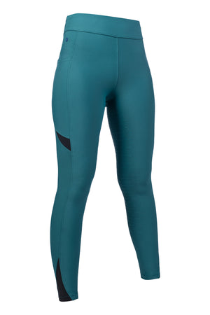Riding leggings -Port Royal- silicone full seat 5000 petrol / EU46/UK36/US34