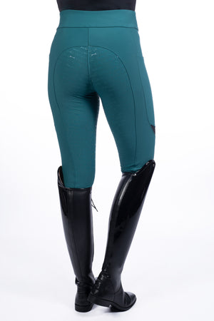Riding leggings -Port Royal- silicone full seat 5000 petrol / EU46/UK36/US34