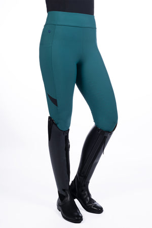 Riding leggings -Port Royal- silicone full seat 5000 petrol / EU46/UK36/US34