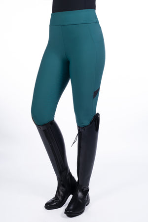 Riding leggings -Port Royal- silicone full seat 5000 petrol / EU46/UK36/US34