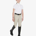 Girls' slim fit breathable competition polo shirt
