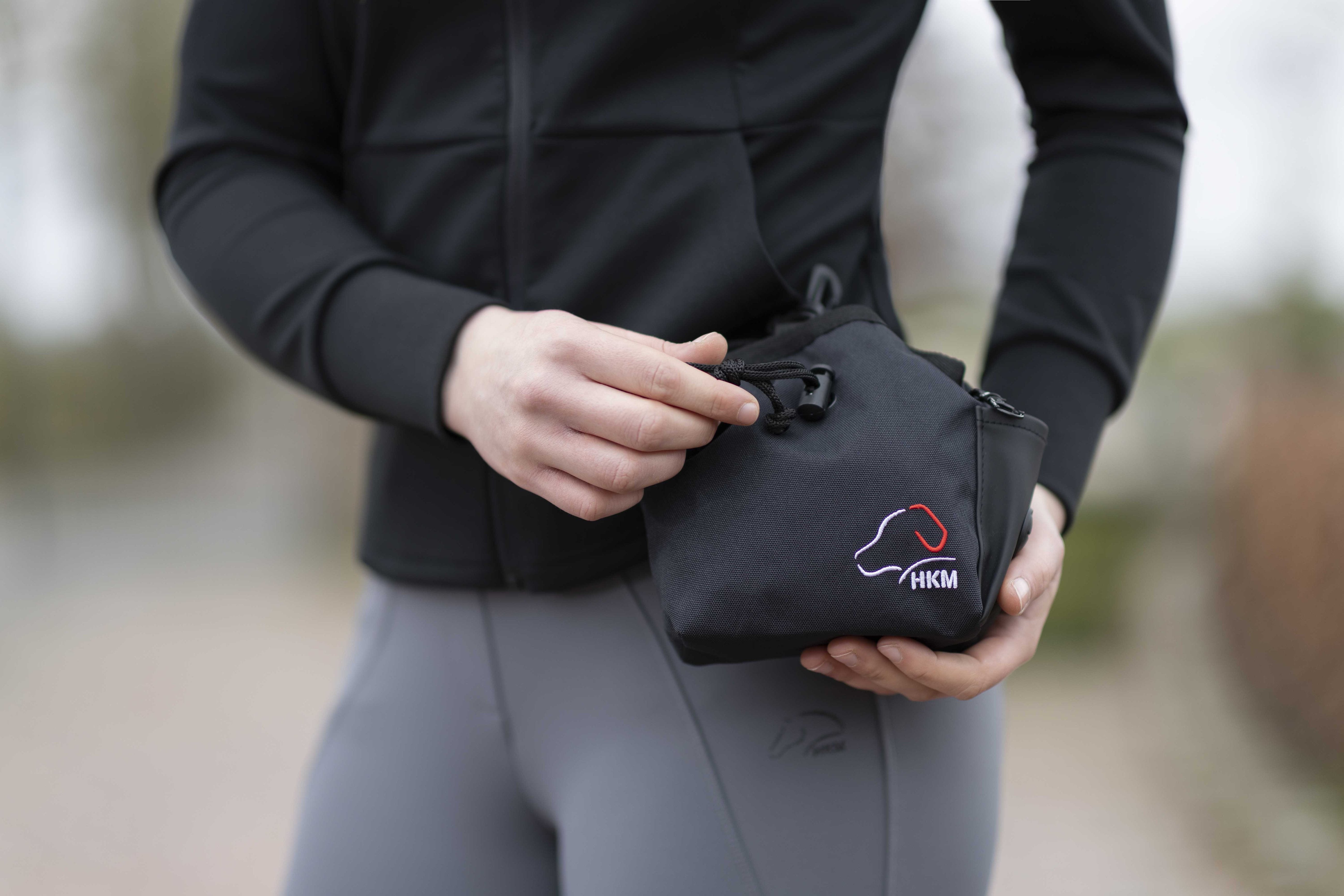 Dog food bag -Buddy- 9100 black / pcs.