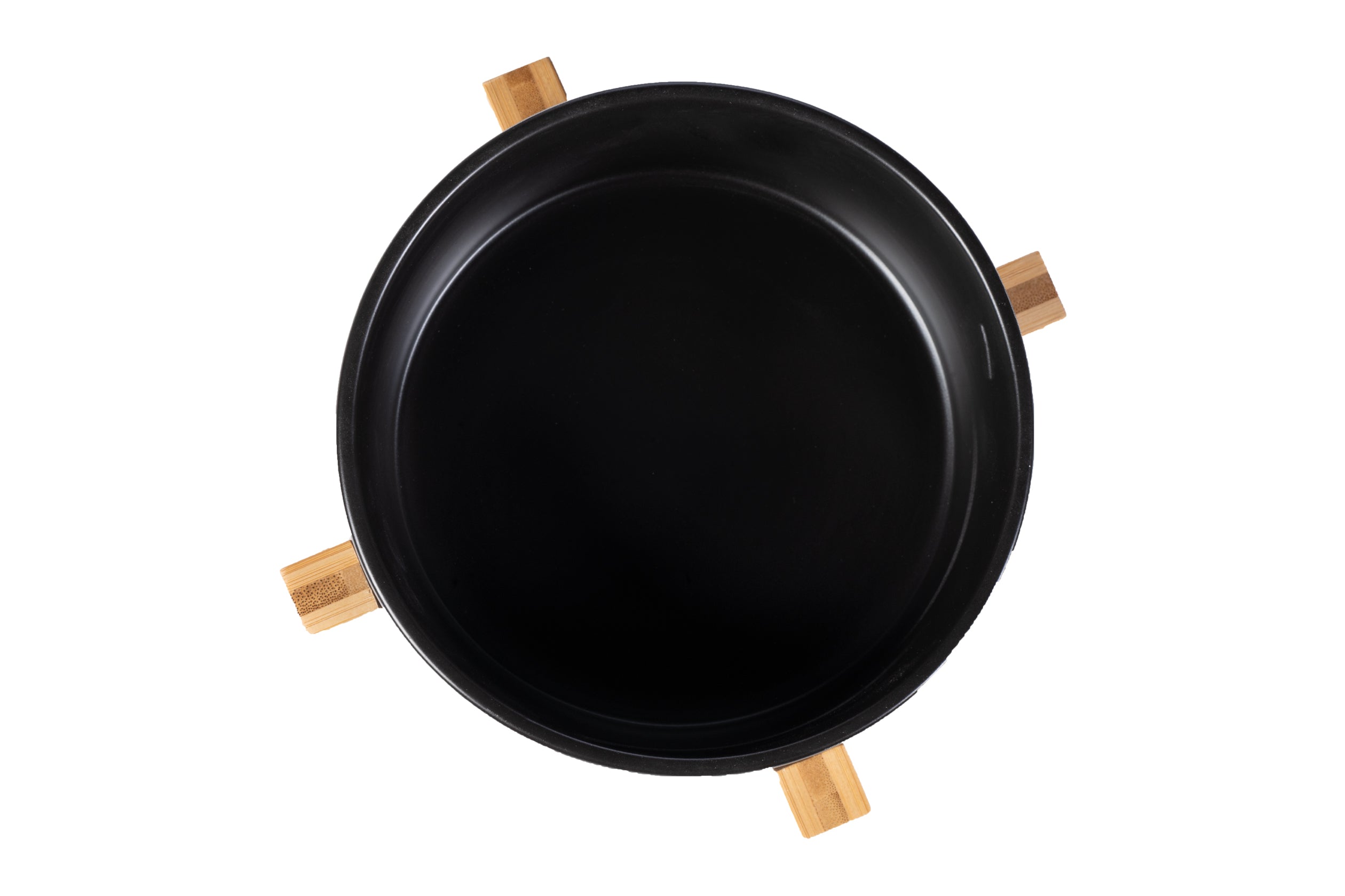 Dog bowl -Buddy- porcelain 9100 black / S