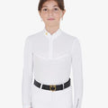 Girls' long-sleeved polo shirt