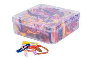 Plaiting bands Soft Colour 8398 varicoloured / pcs.