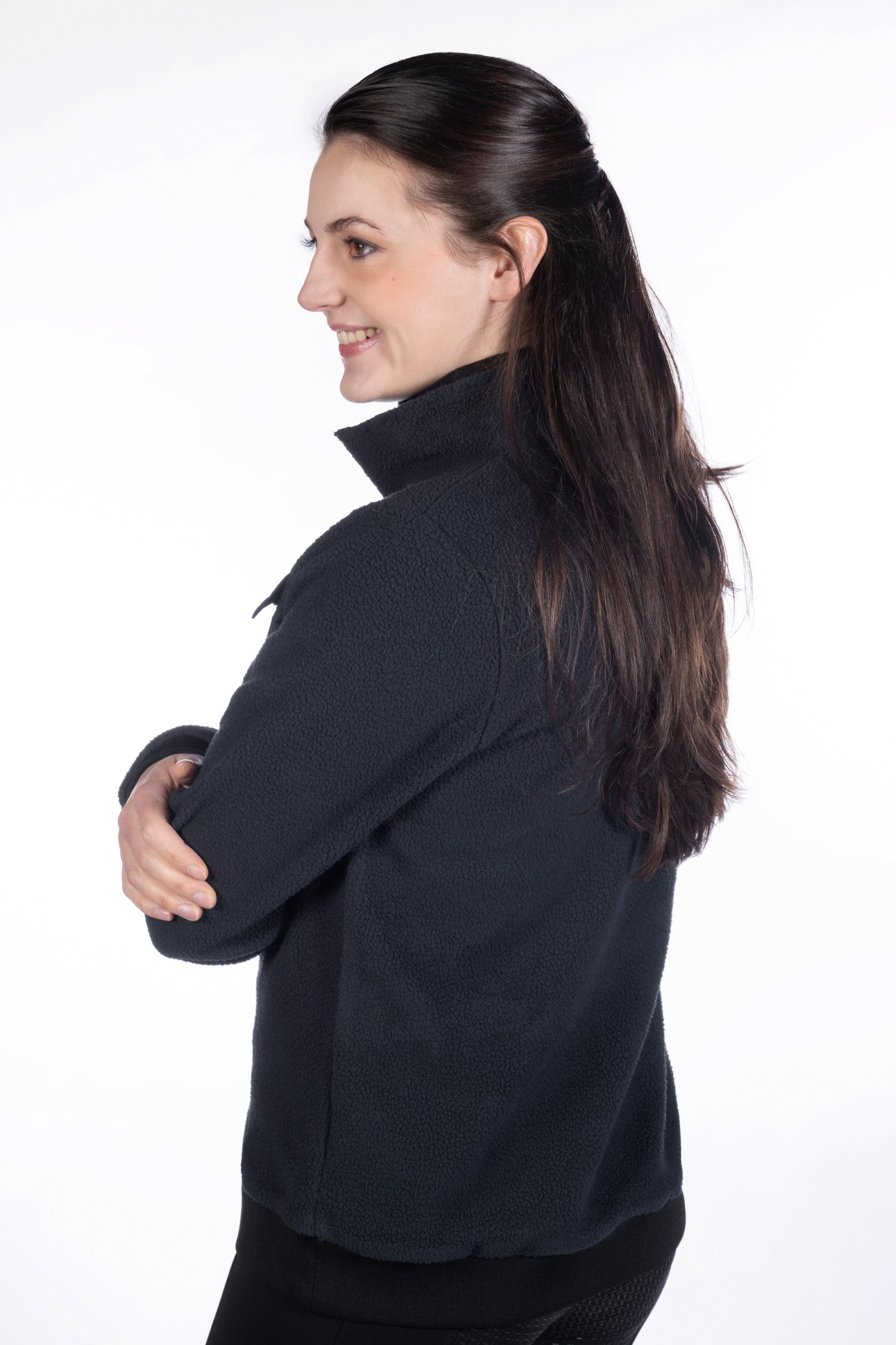 Sweater Teddyfleece Unisex 9100 black / L