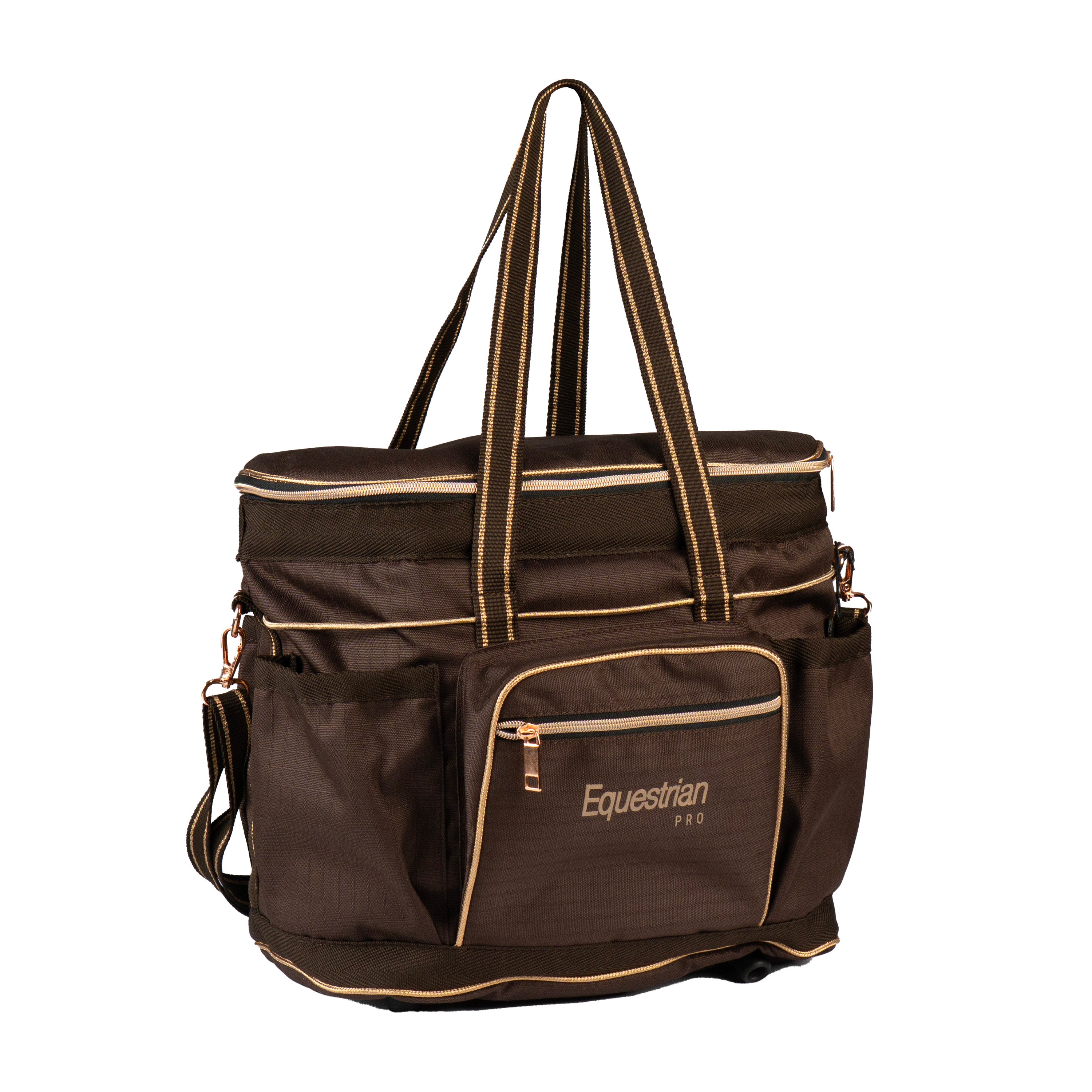 DELUXE GROOMING BAG DARK CHOCOLATE / L