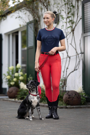 Riding leggings -Aruba- silicone full seat 3000 red / EU44/46/UK34/36/US32/34