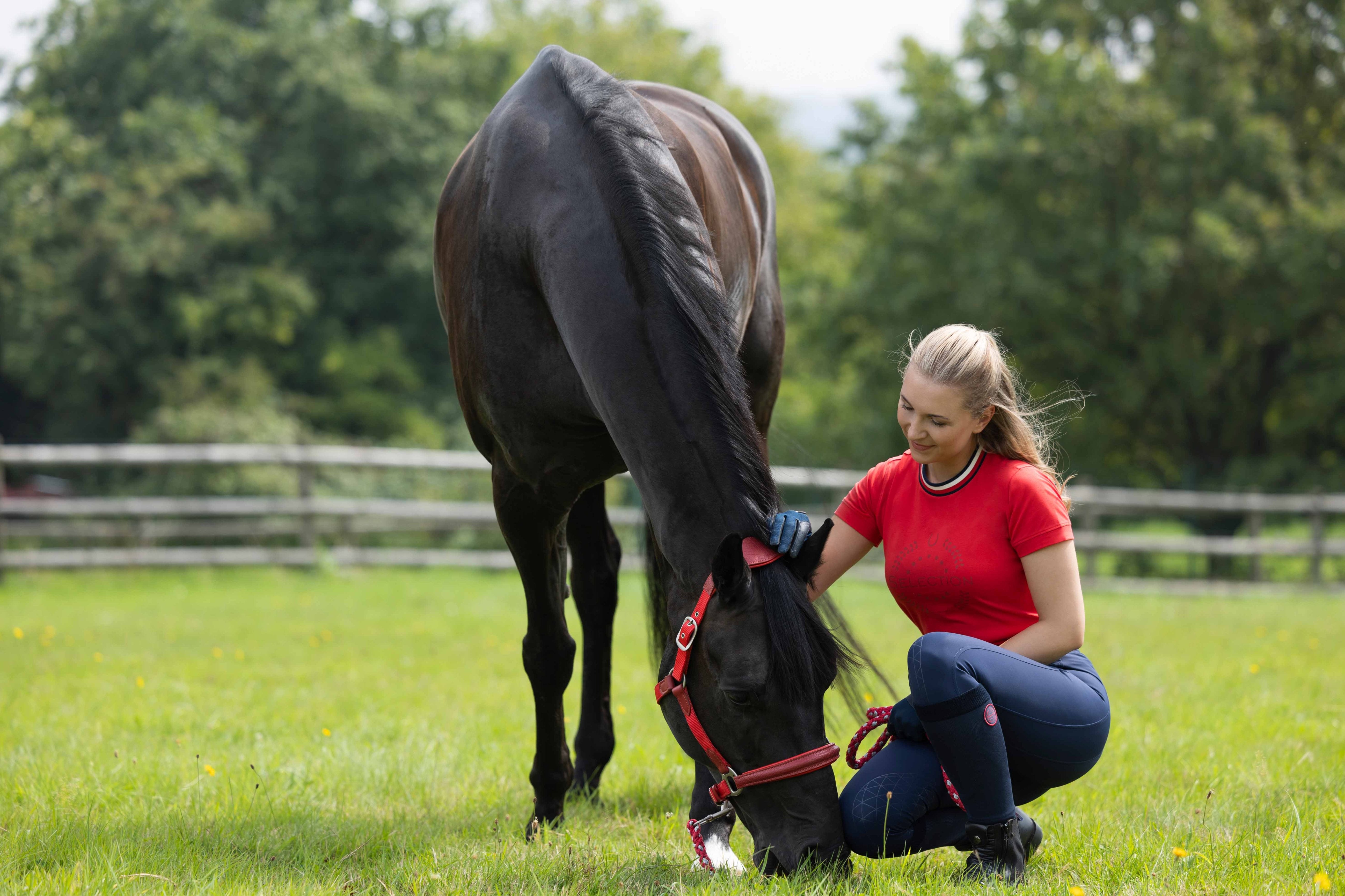 Riding leggings -Aruba- silicone full seat 6900 deep blue / EU44/46/UK34/36/US32/34