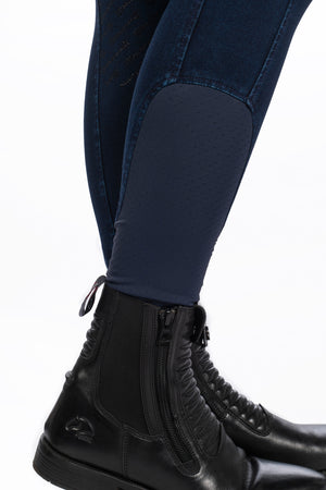 Riding breeches Aruba Denim silicone full seat 6900 deep blue / EU34/UK24/US22