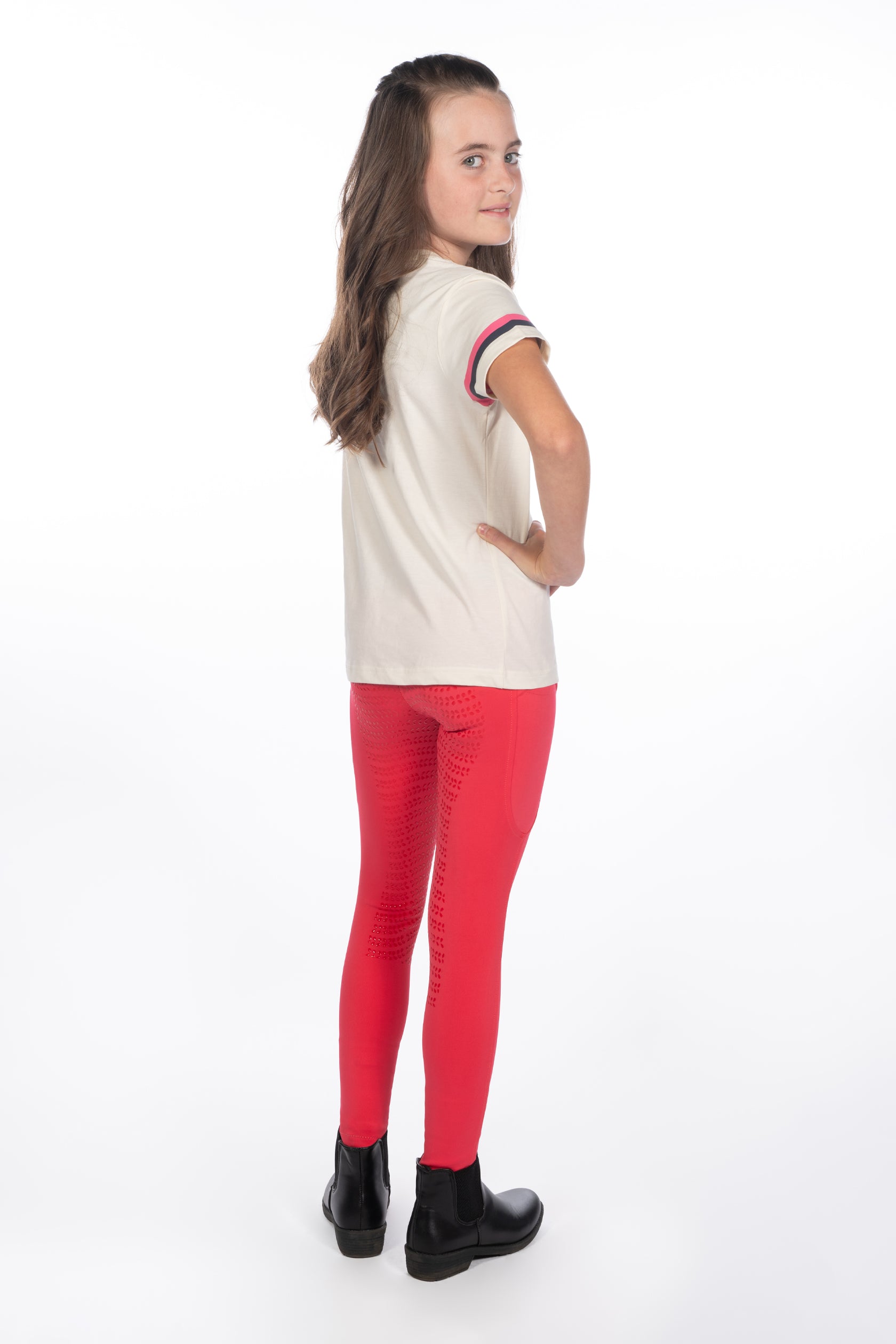 T-shirt -Aymee- 1900 cotton white / EU146-152/age 9-11