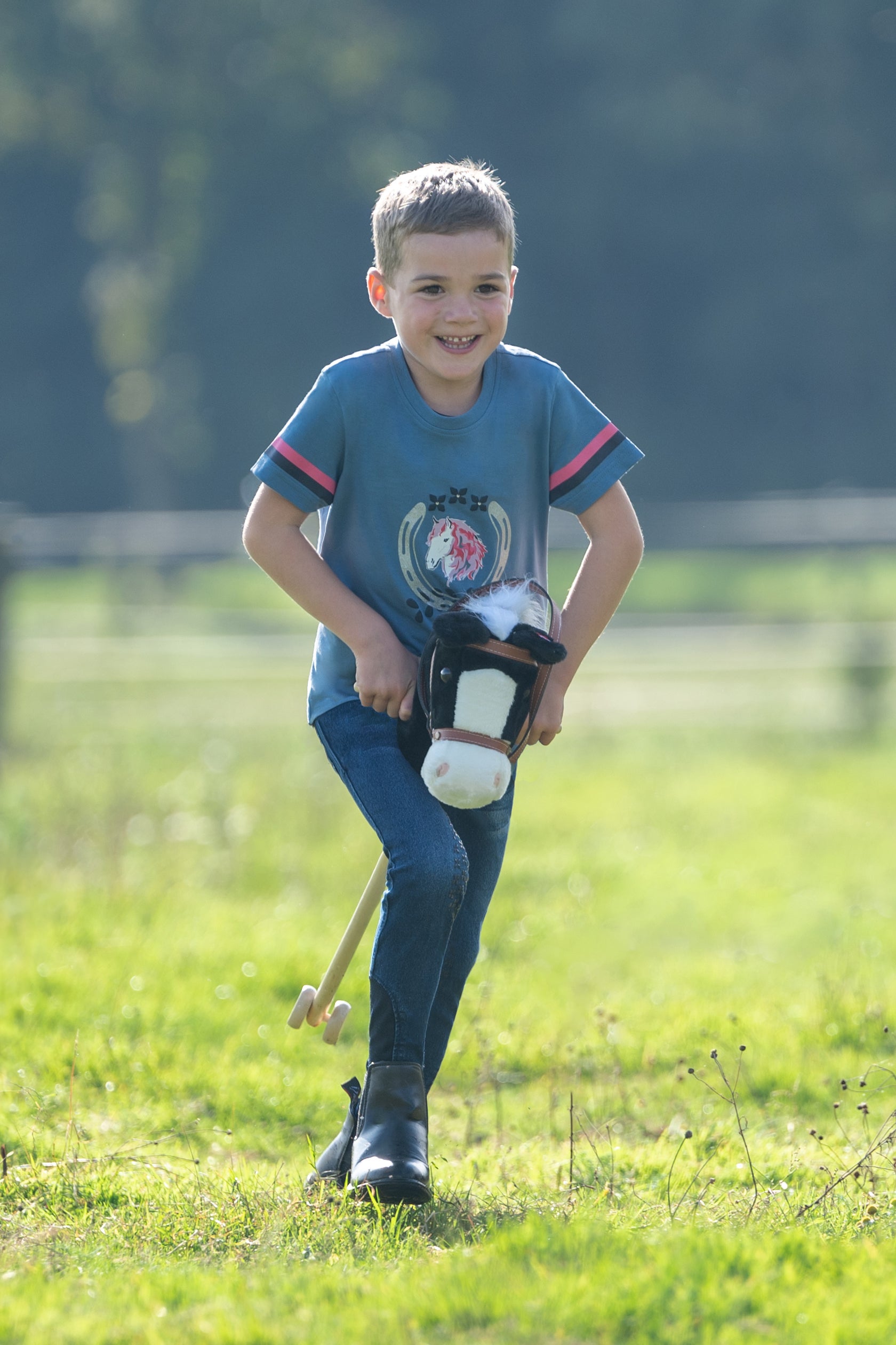 T-shirt -Aymee- 6000 smokey blue / EU146-152/age 9-11