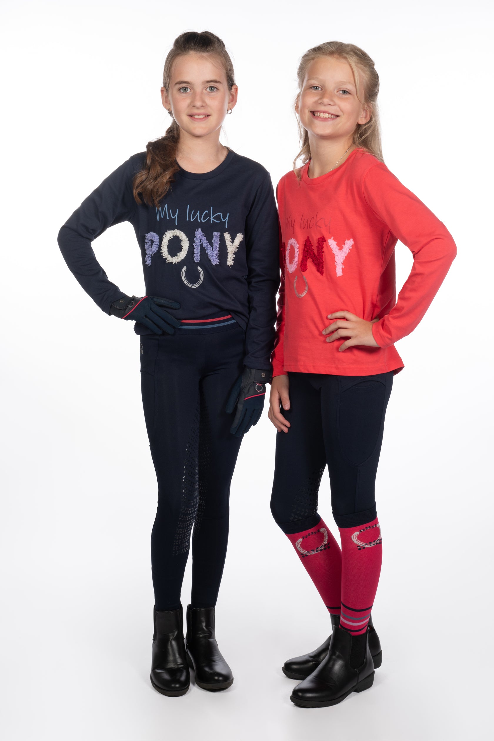 Longsleeve shirt Aymee 3900 pink / EU122-128/age 6-7