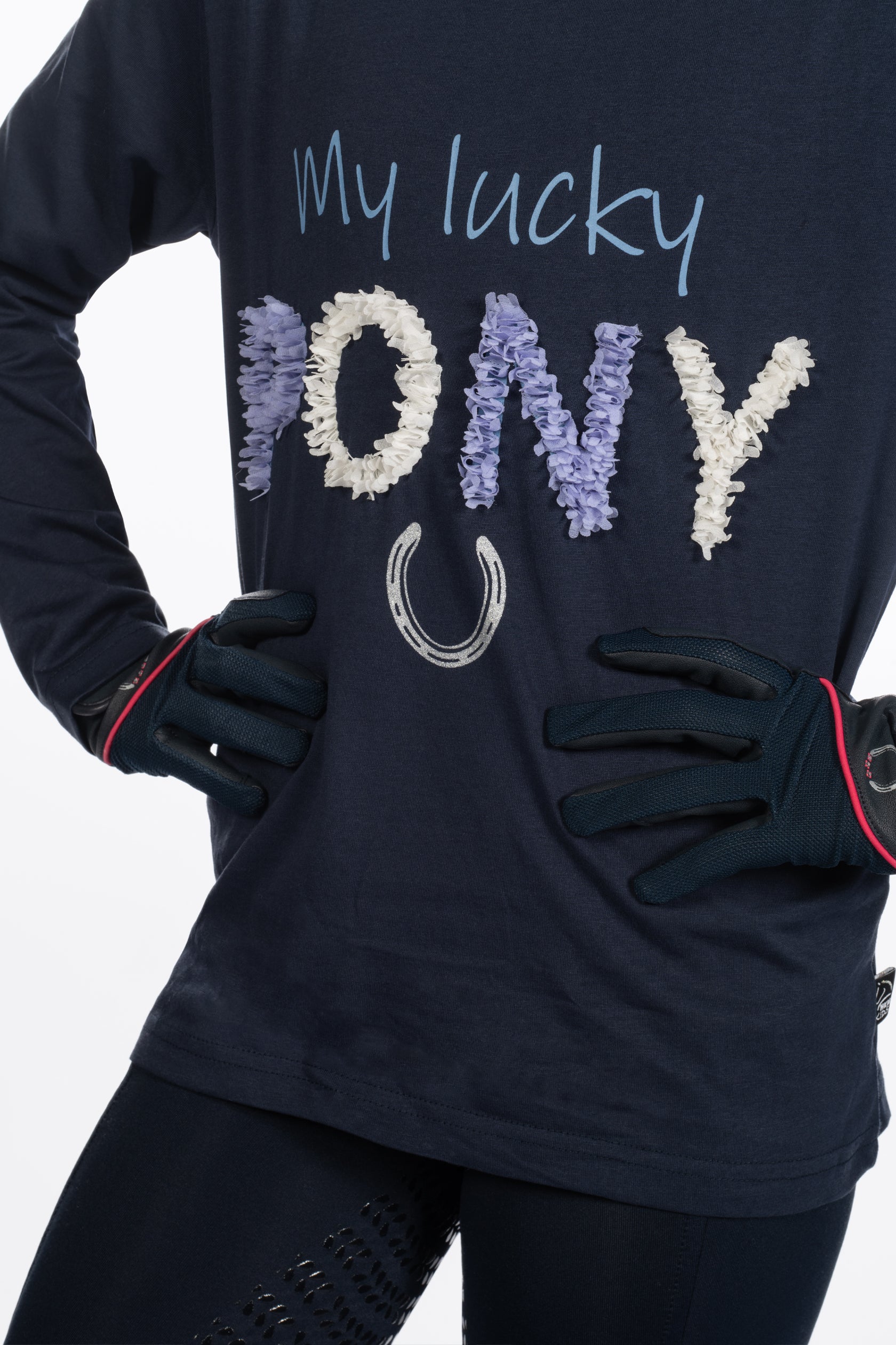 Longsleeve shirt -Aymee- 6900 deep blue / EU146-152/age 9-11