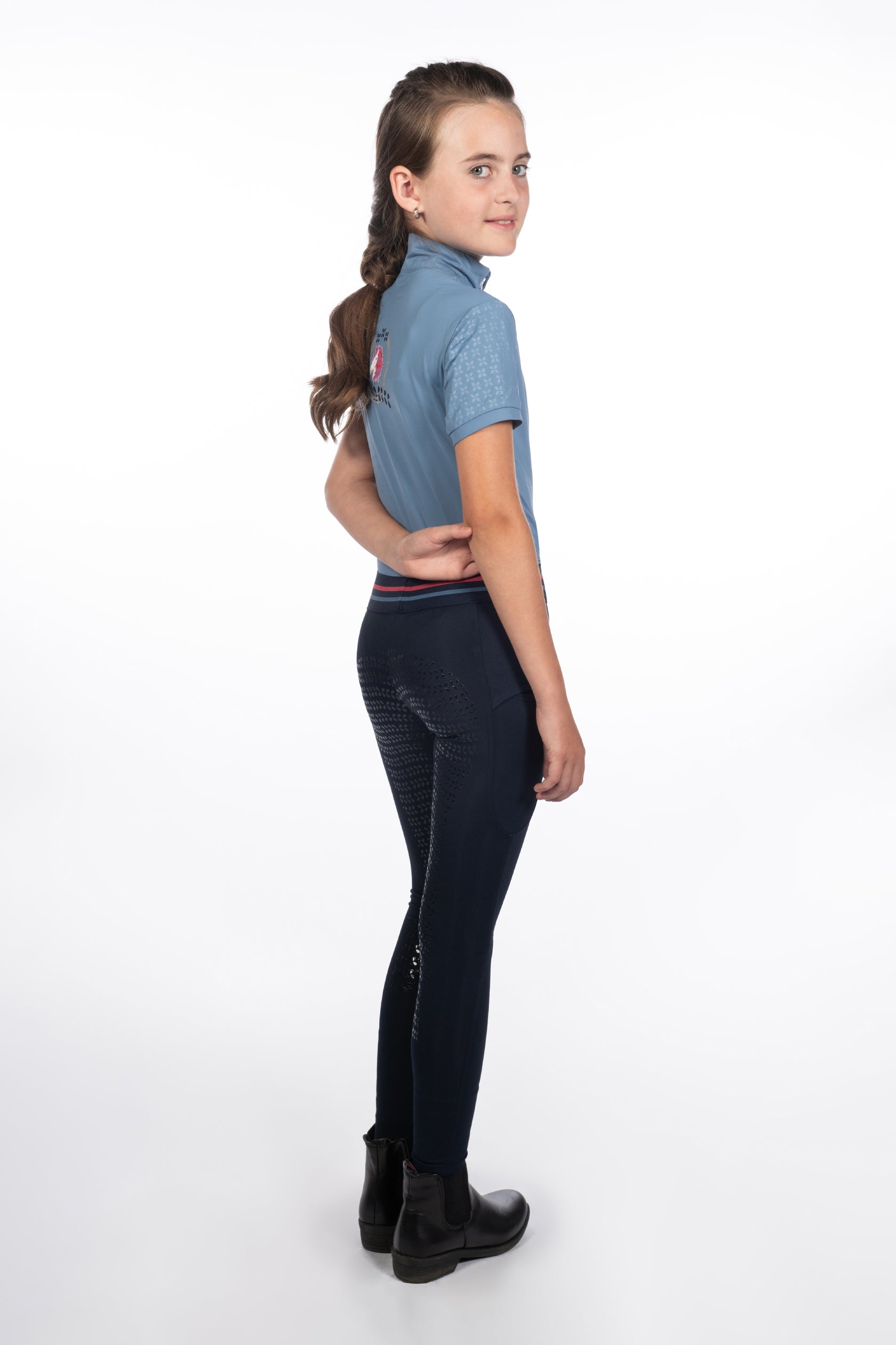 Functional shirt -Aymee- 6000 smokey blue / EU146-152/age 9-11